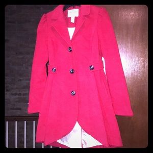 Beautiful red women’s winter jacket.